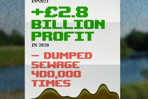 Sewage and water company profits