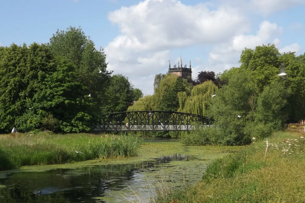 view  Burton Andresy Bridge